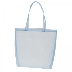 Durable nylon tote mesh handbag for women