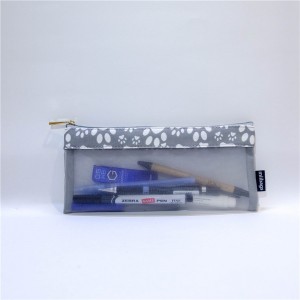 New nylon zipper pencil bag creative simple cute pencil case