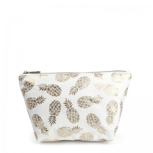 Twill 100% Pineapple Fiber hot selling Cosmetic bag