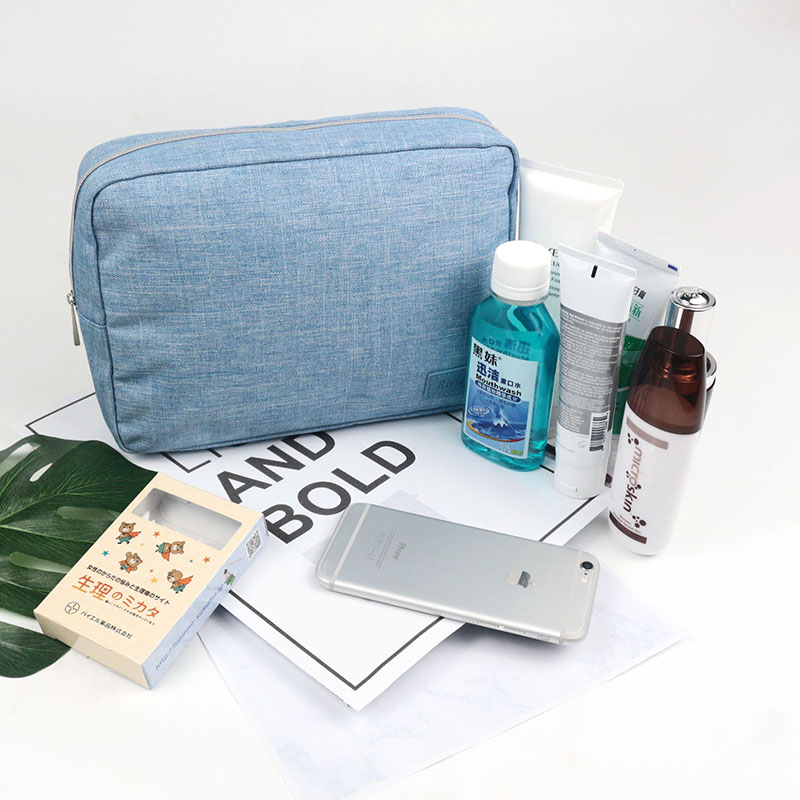 Eco- friendly and recycled RPET fasion cosmetic bag
